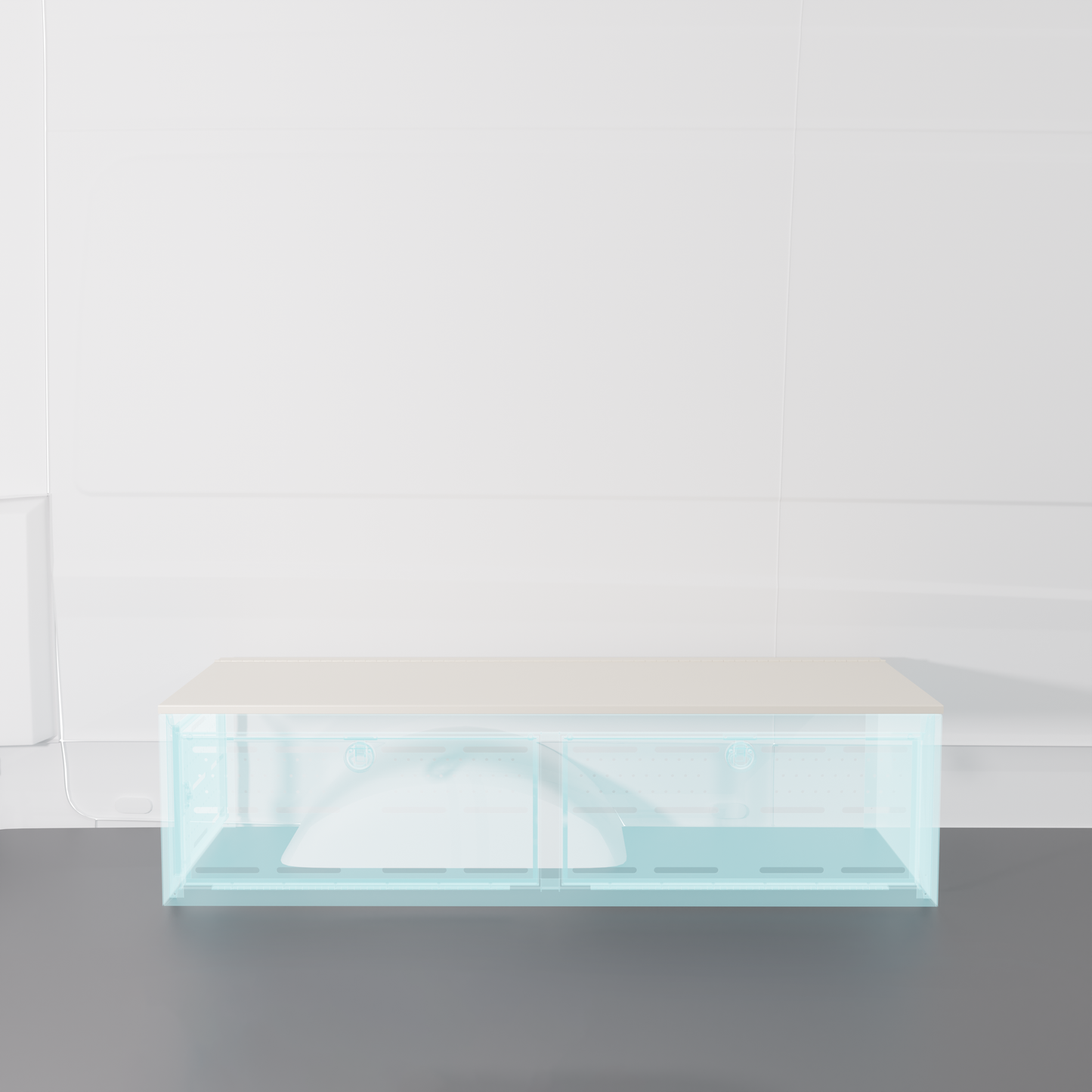 22" Wheel Well Cover - 60" x 22" x 15"
