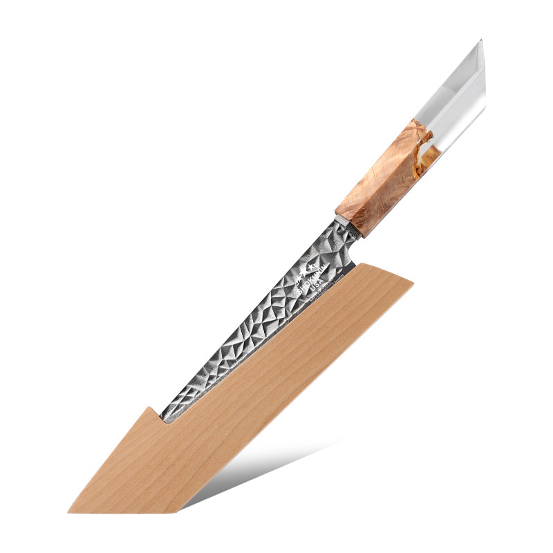 Silverstar Forged Japanese Chef Knife With Olive Wood Handle