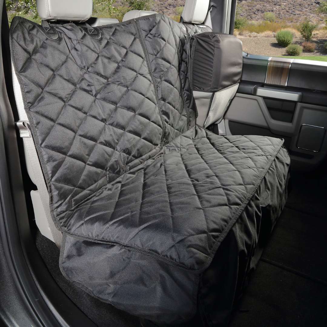 Crew Cab Truck Seat Cover with Hammock for Fold Up Seats