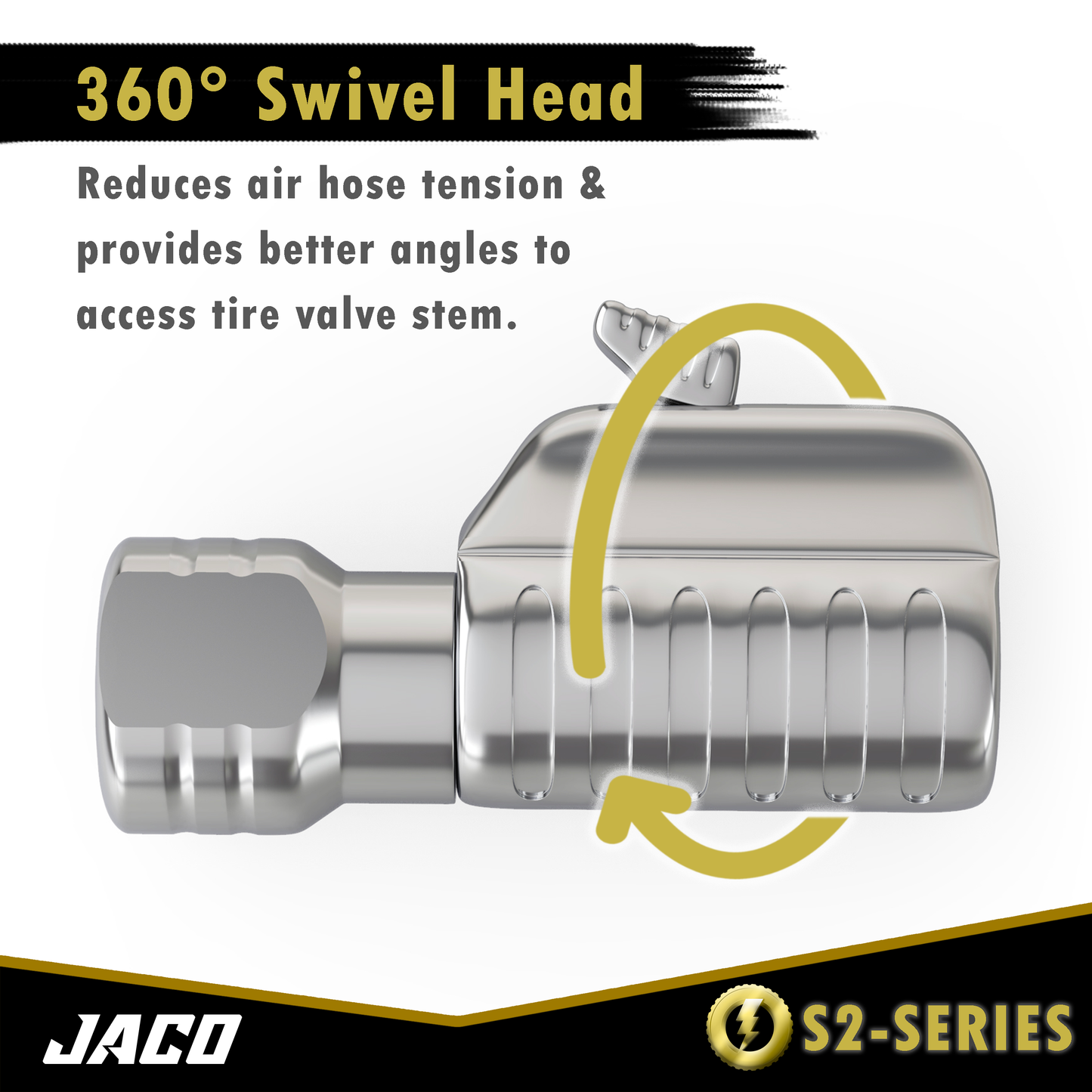 Lightning™ S2-Series Tire Air Chuck - 1/4" F-NPT