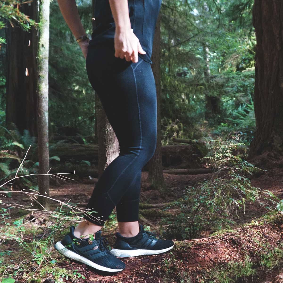 Women's Heavyweight Wool Leggings With Pockets Thermal Base Layer Bottom - 100% Merino Wool