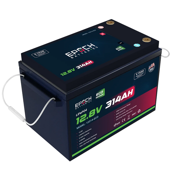 Epoch 12V 314Ah Eco Series LiFePO4 Battery