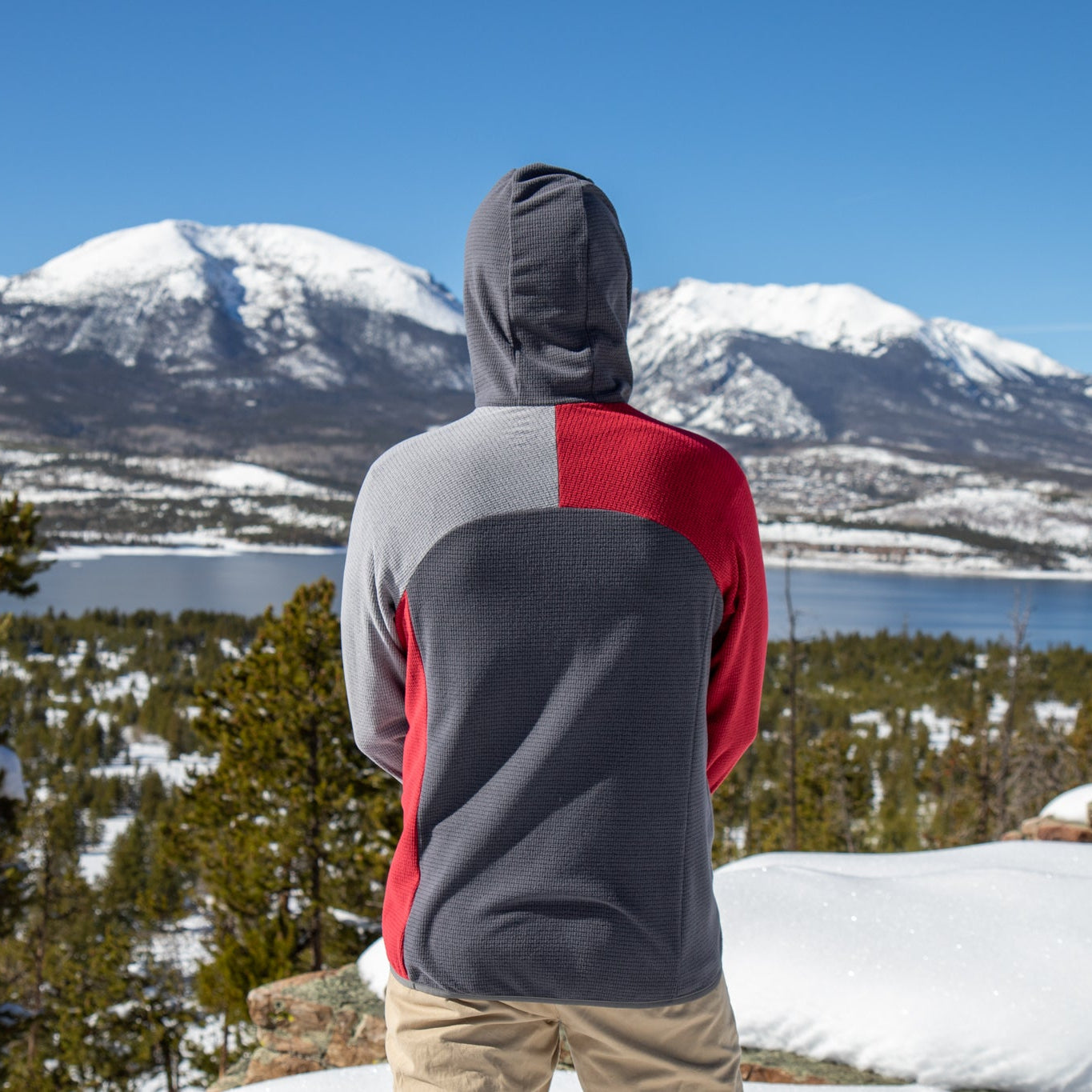 Men's Half-Zip Hooded Pullover 135