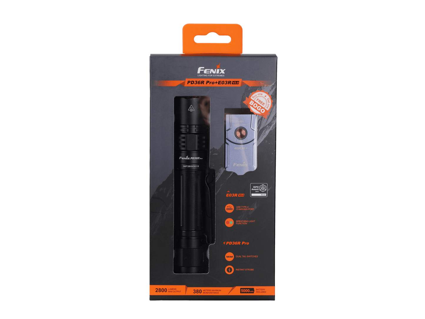 Fenix PD36R Pro 2800 Lumen Flashlight