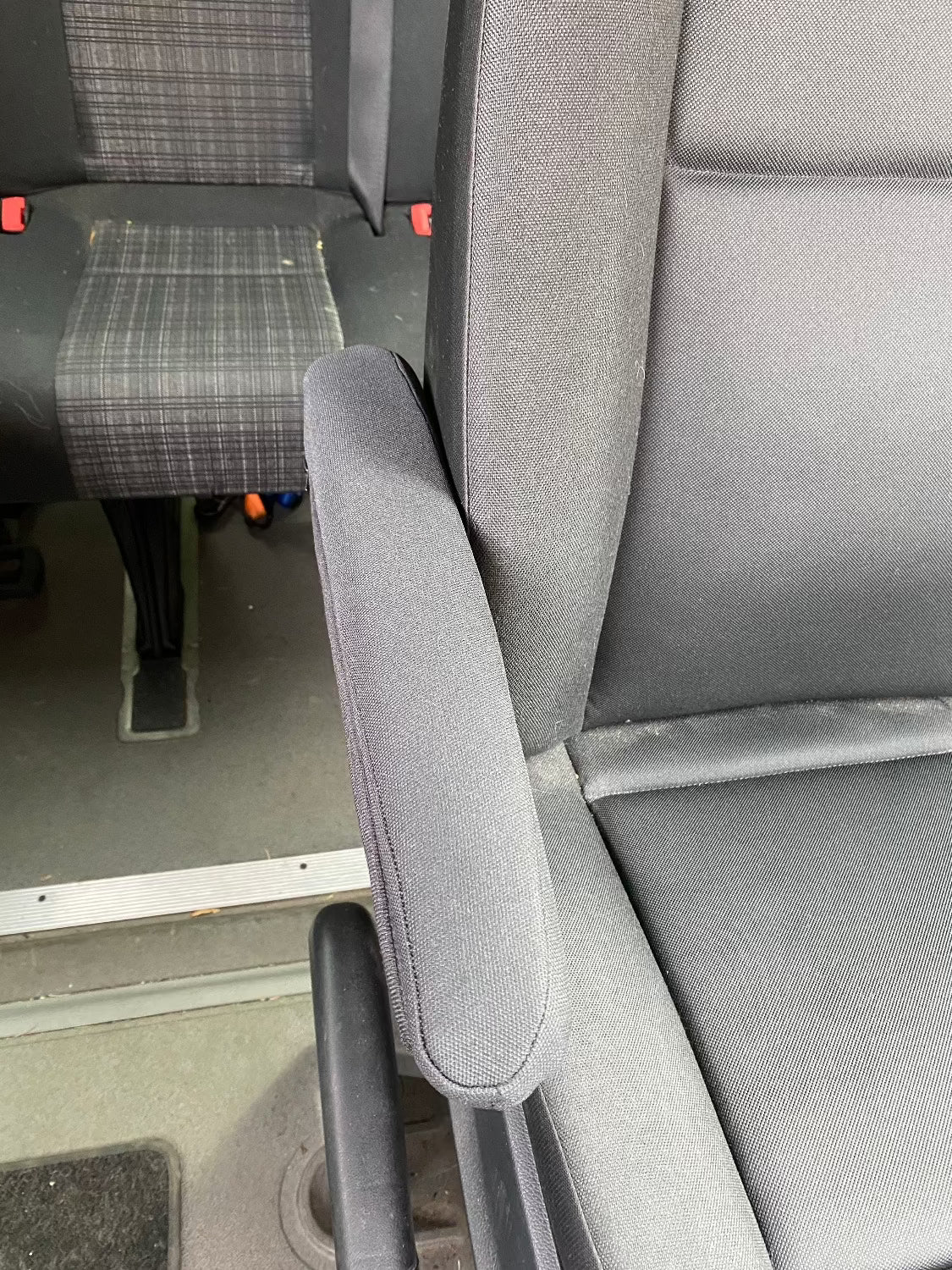 Sprinter 907 Seat Armrest Covers | Protective Fabric Covers for Factory Armrests