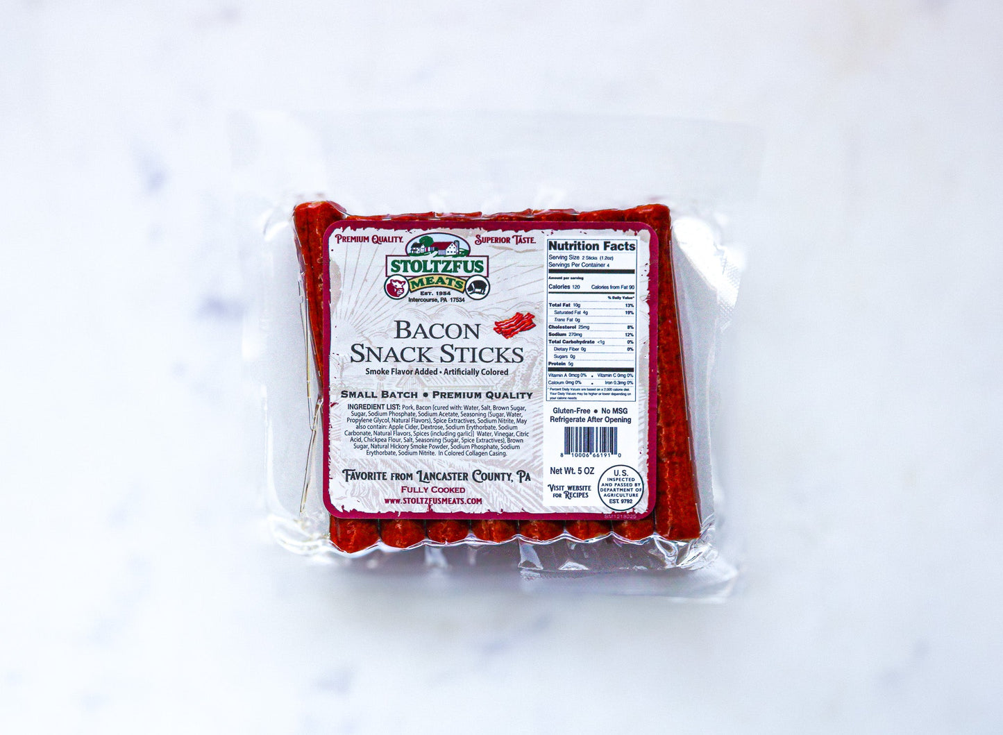 Shelf-Stable Snack Sticks