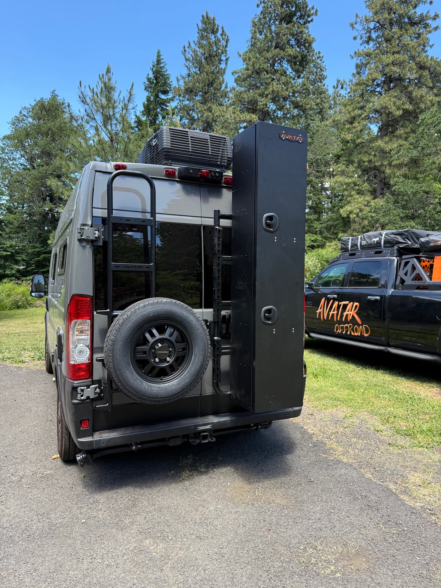 Rear Ladder Tire Carrier