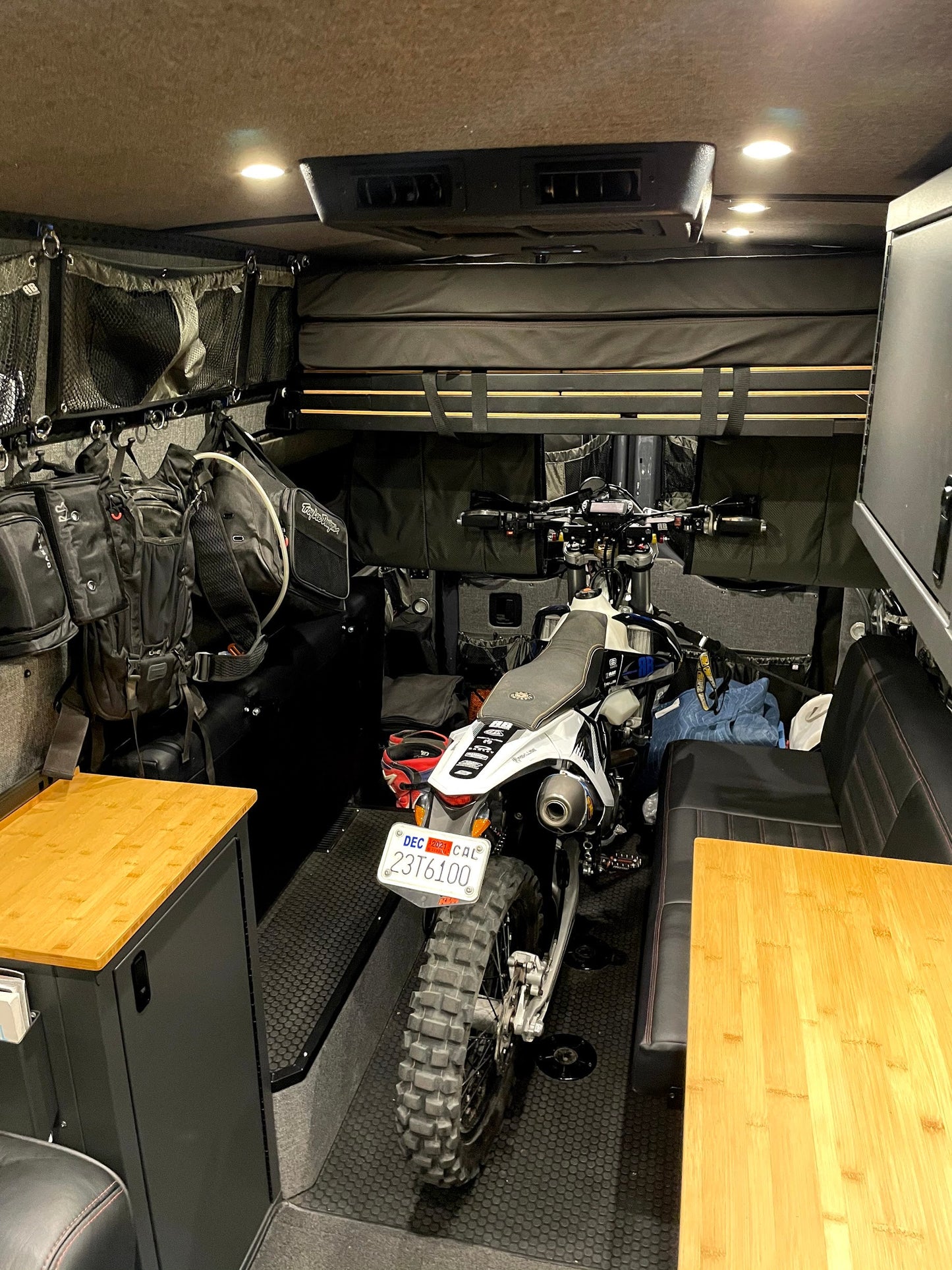 Adjustable Panel Bed Upper Storage Brackets