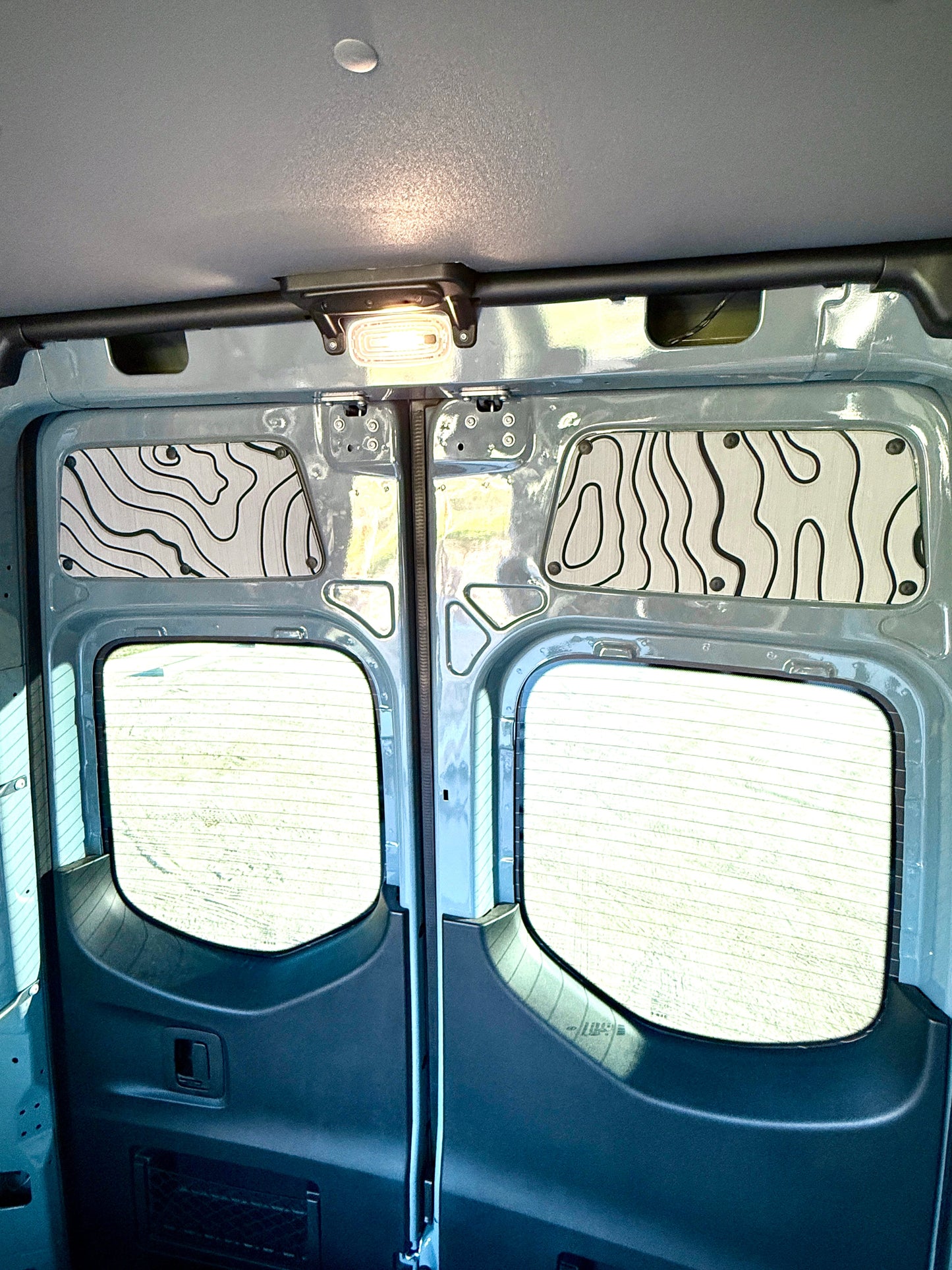 Sprinter Rear Door Panels – Set of Topo Design (2007+)