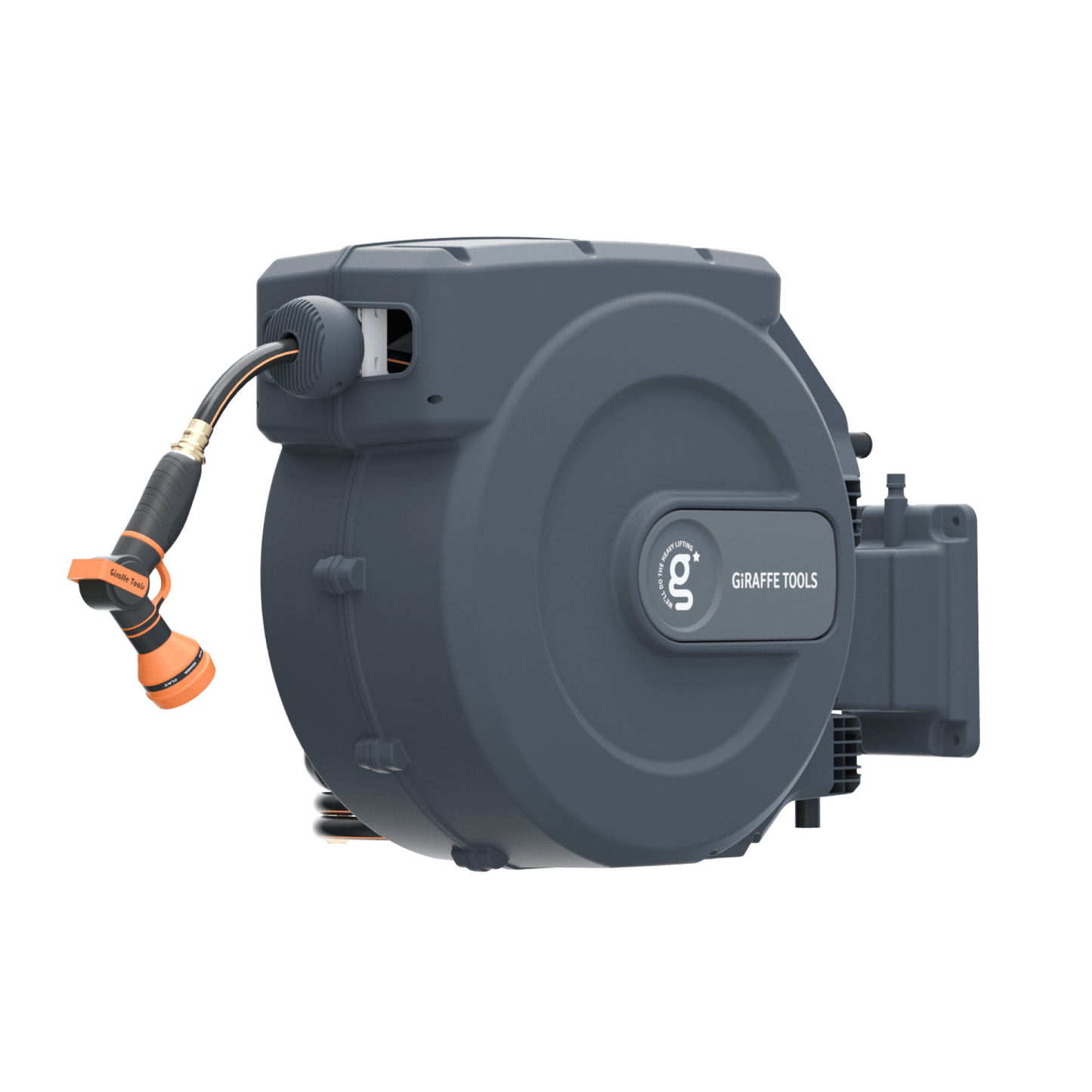 Giraffe Tools Retractable Garden Hose Reel-5/8 in-115ft