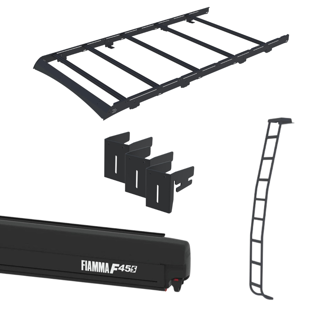 Mix & Match: Roof Rack + Awning + Ladder