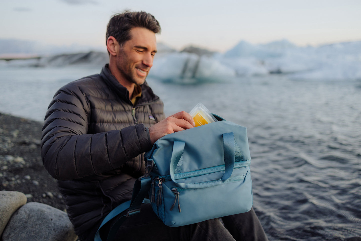 Tarana Recycled Lunch Bag Cooler with Utensils