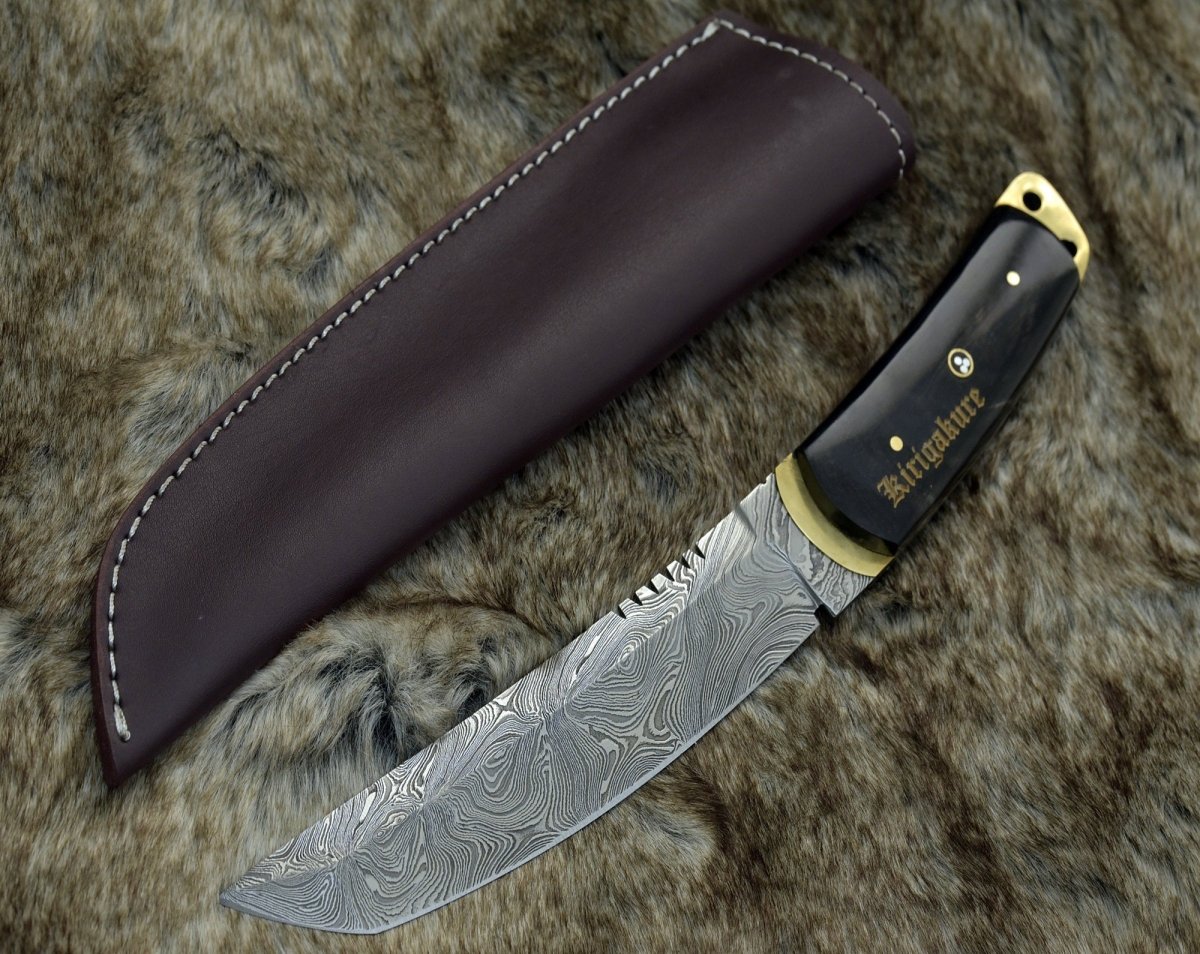 Resonance Every Day Carry Knife with Ram Horn Handle