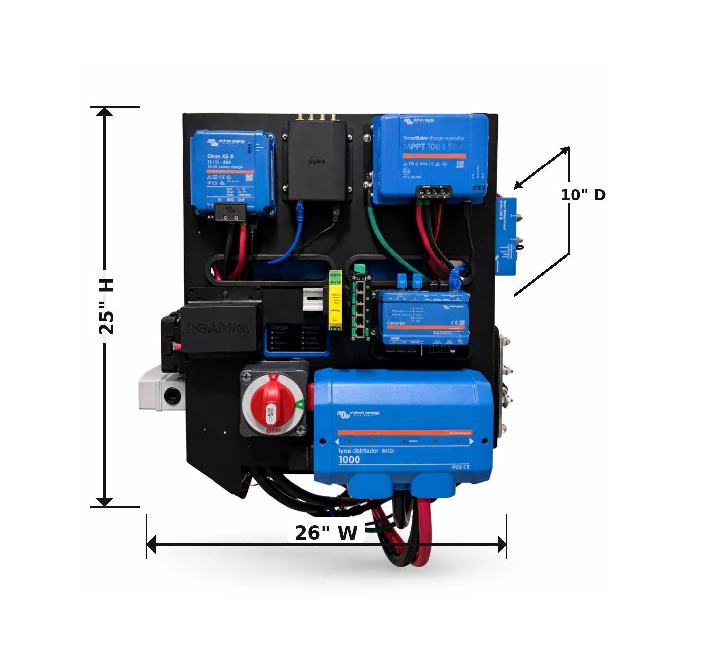 Victron trekMount Ready 12V Power System | Pre-Wired | Pre-Configured