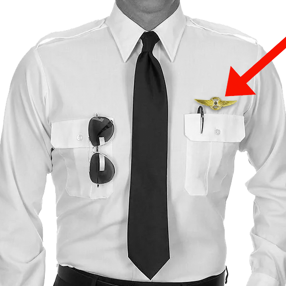 EL13-016 Full size UAS FAA Commercial Drone Pilot Wings pin