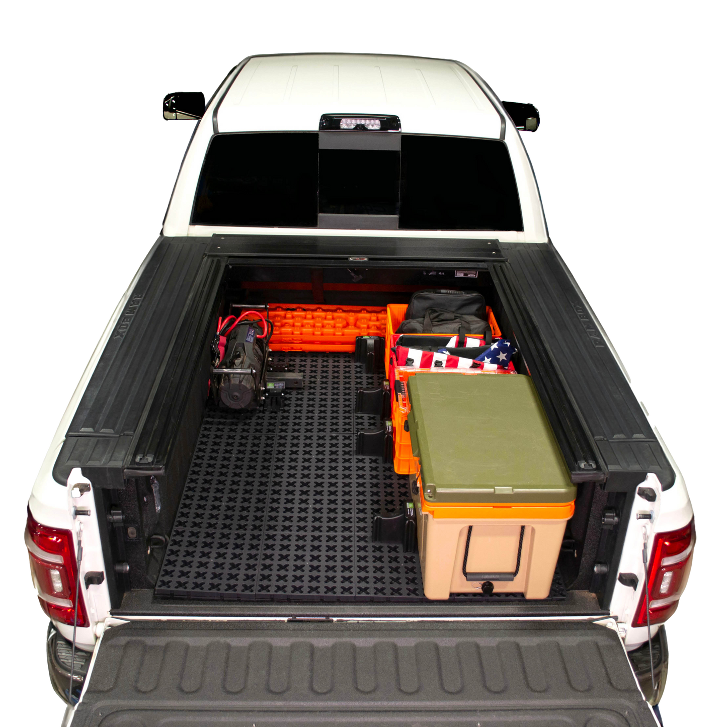 Tmat Truck Bed Organizer Slide Out Mat | Universal Fit for Long Beds 8' to 8'2"