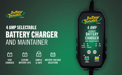 PowerTender® 4 Amp 12V/6V Battery Charger and Maintainer
