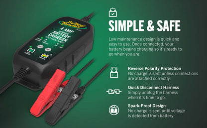 PowerTender® 4 Amp 12V/6V Battery Charger and Maintainer