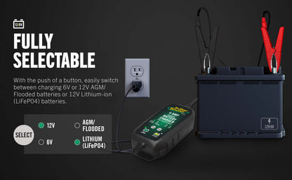 PowerTender® 4 Amp 12V/6V Battery Charger and Maintainer