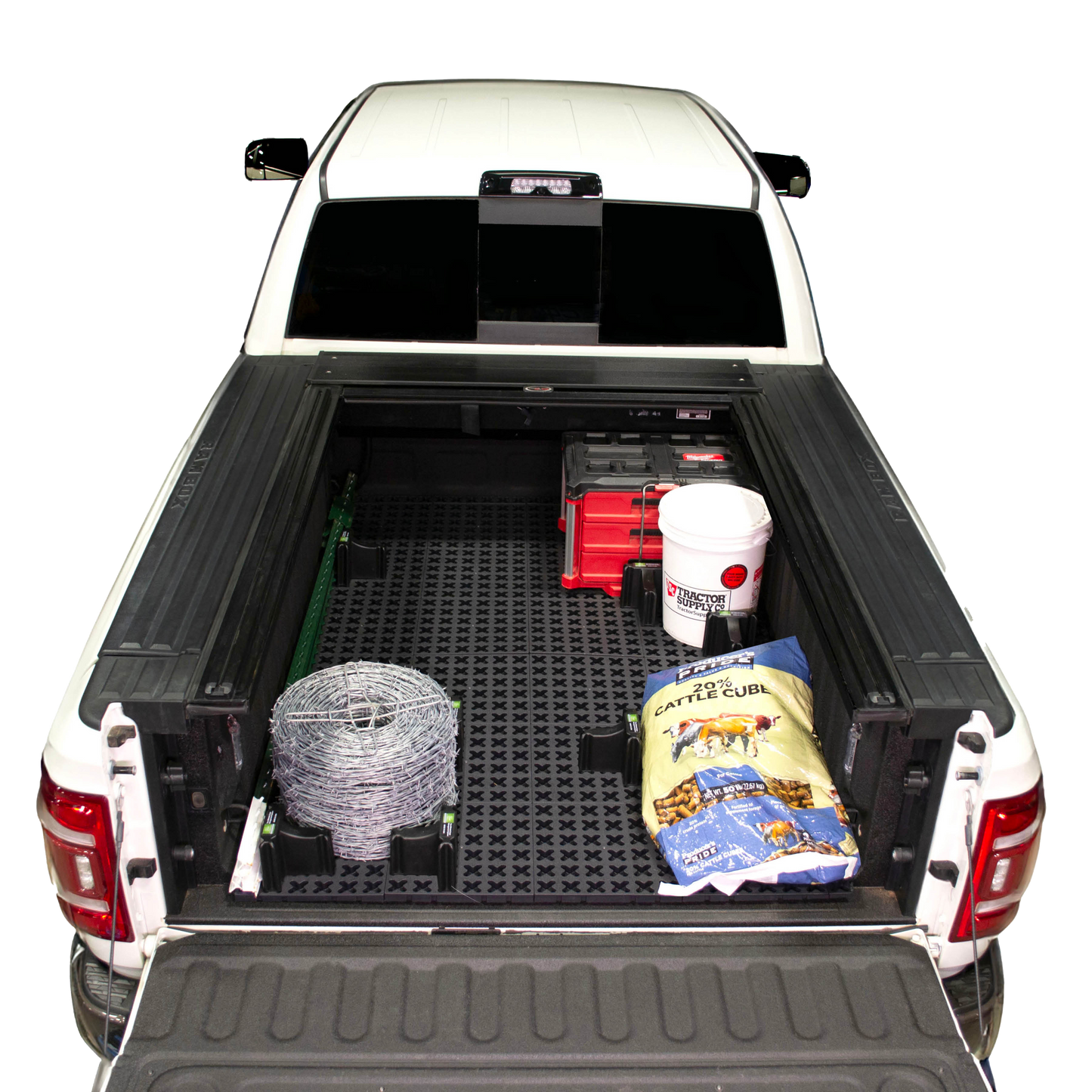 Tmat Truck Bed Organizer Slide Out Mat | Universal Fit for Long Beds 8' to 8'2"