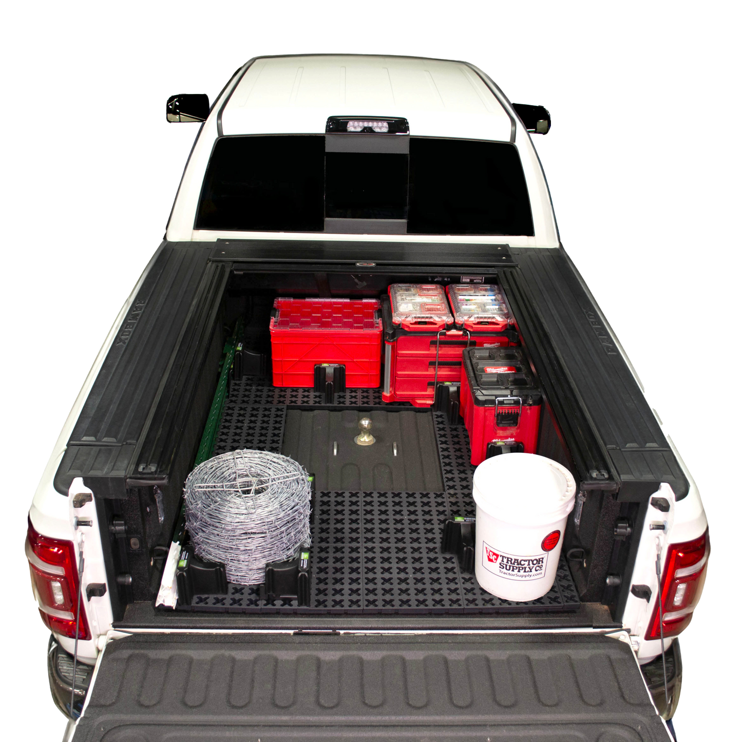 Tmat Truck Bed Organizer Slide Out Mat | Universal Fit for Long Beds 8' to 8'2"