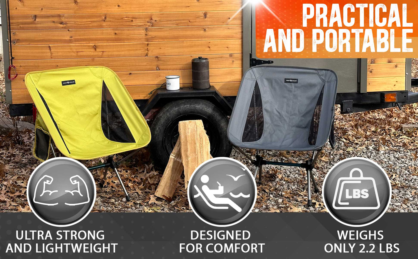 Pike Trail Ultralight Compact Outdoor Camping Tailgate Chair