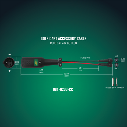 PowerPlus 48V DC Plug - Club Car DS Precedent