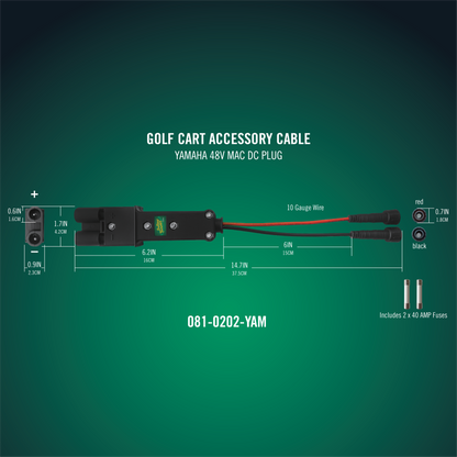 PowerPlus 48V MAC DC Plug - Yamaha G19/G22/G29