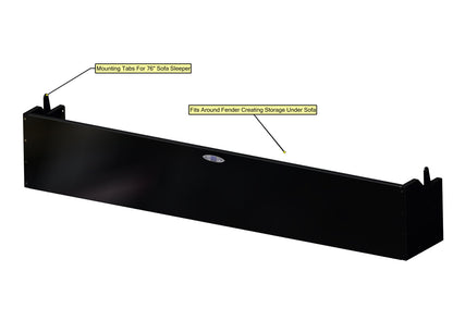 Sofa Storage Box, 76", Shallow