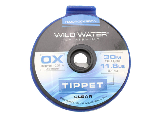 0X Fluorocarbon Tippet Spool, 30m | Wild Water Fly Fishing