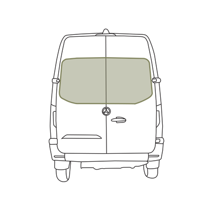 Mercedes Sprinter Stealth Rear Door Window Covers (Pair)
