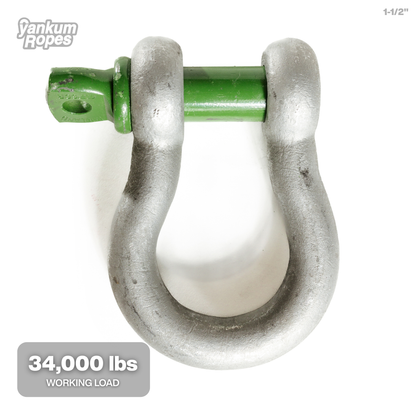 Green Pin Bow Shackle SC