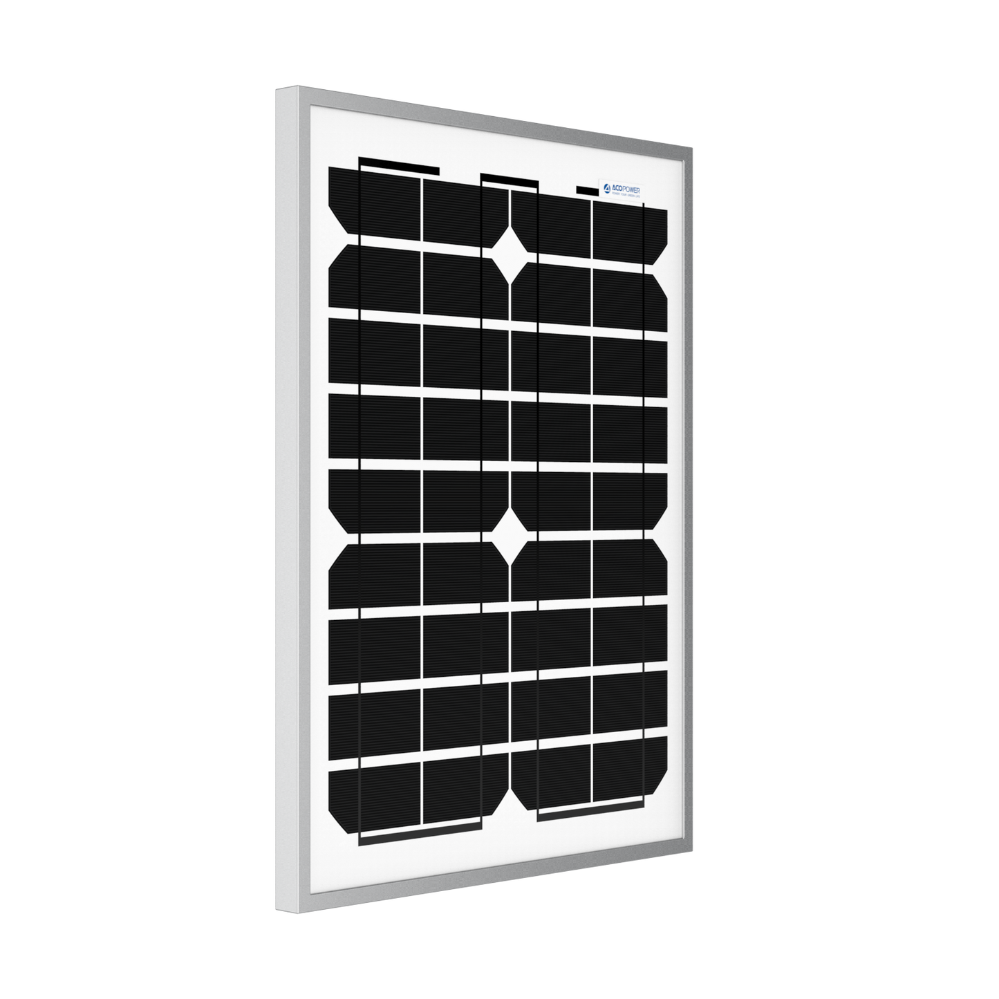 ACOPOWER 20 Watt Mono Solar Panel for 12V Battery Charging, Off Grid