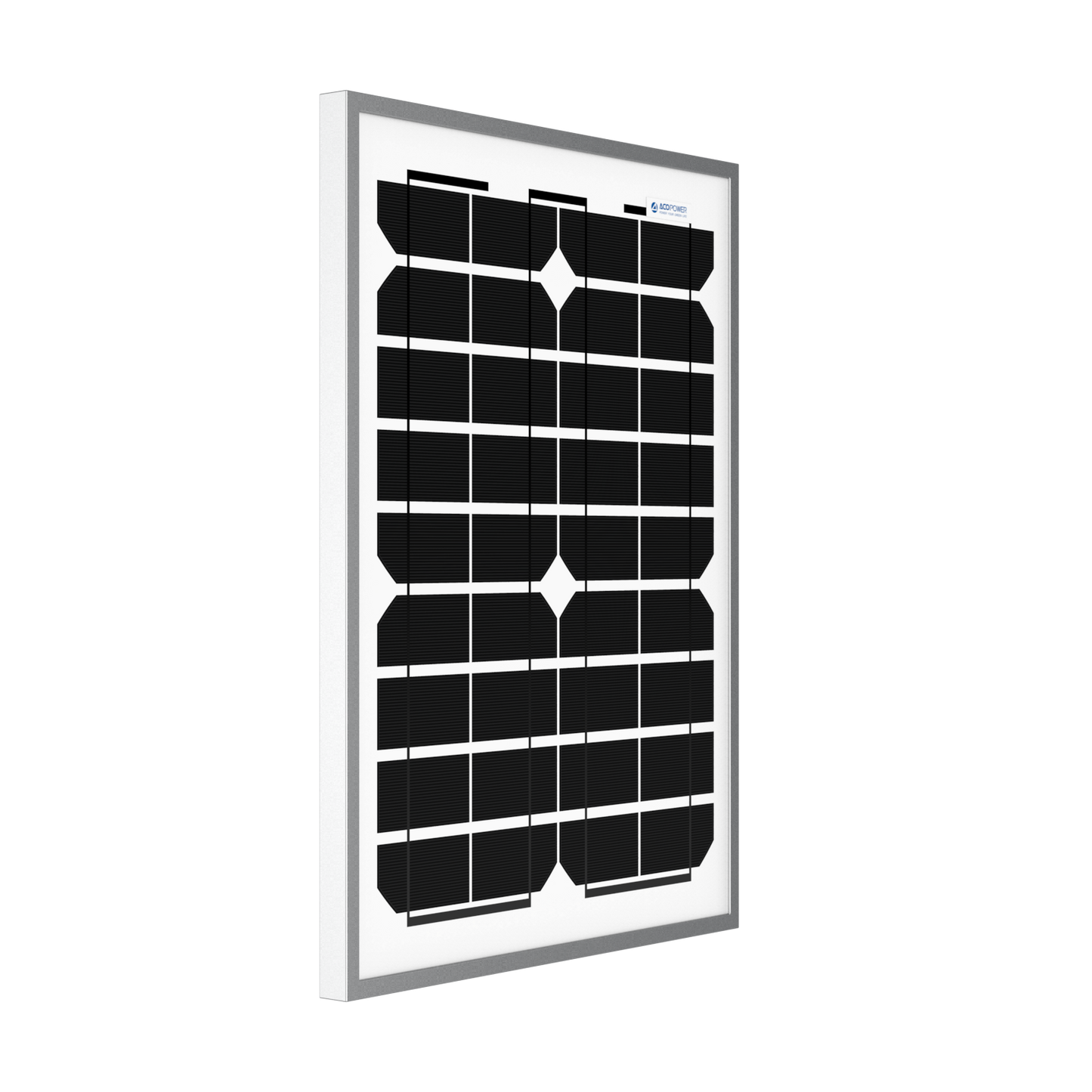 ACOPOWER 20 Watt Mono Solar Panel for 12V Battery Charging, Off Grid