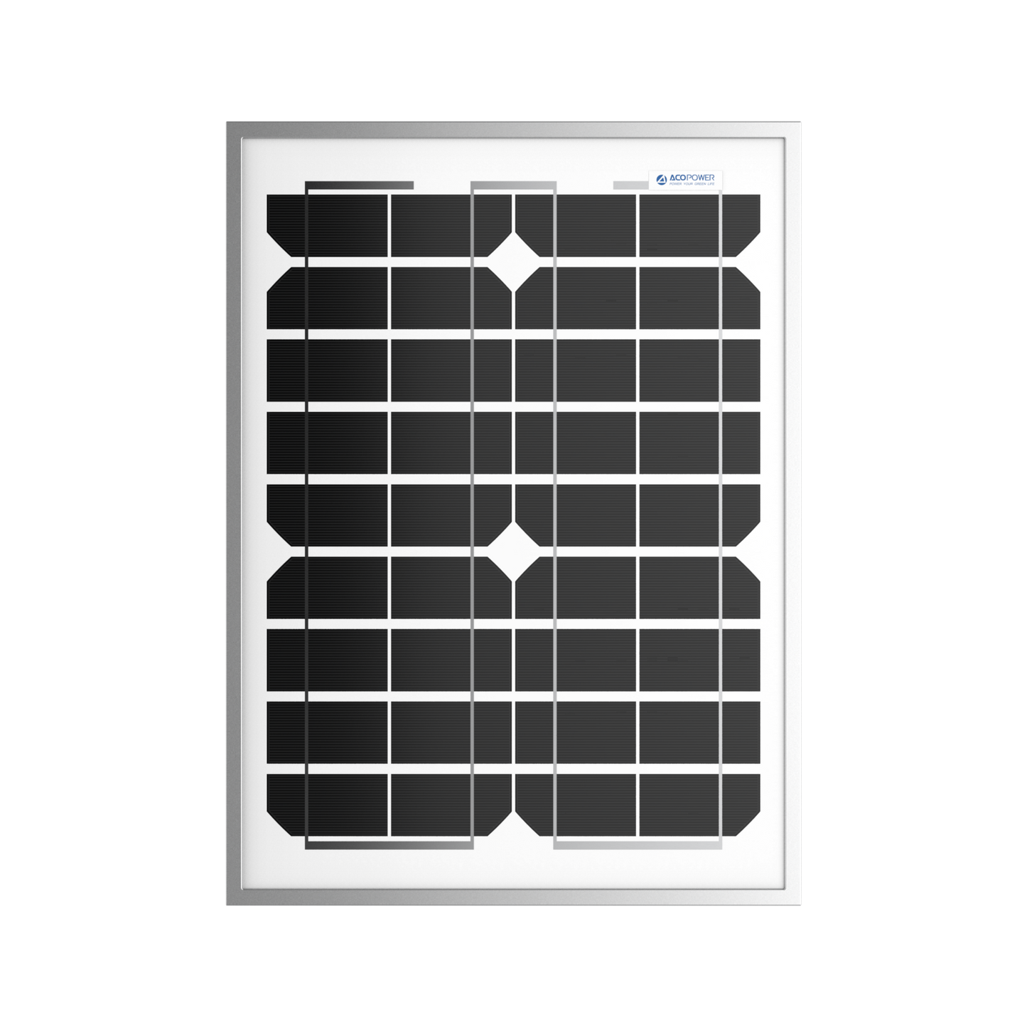 ACOPOWER 20 Watt Mono Solar Panel for 12V Battery Charging, Off Grid