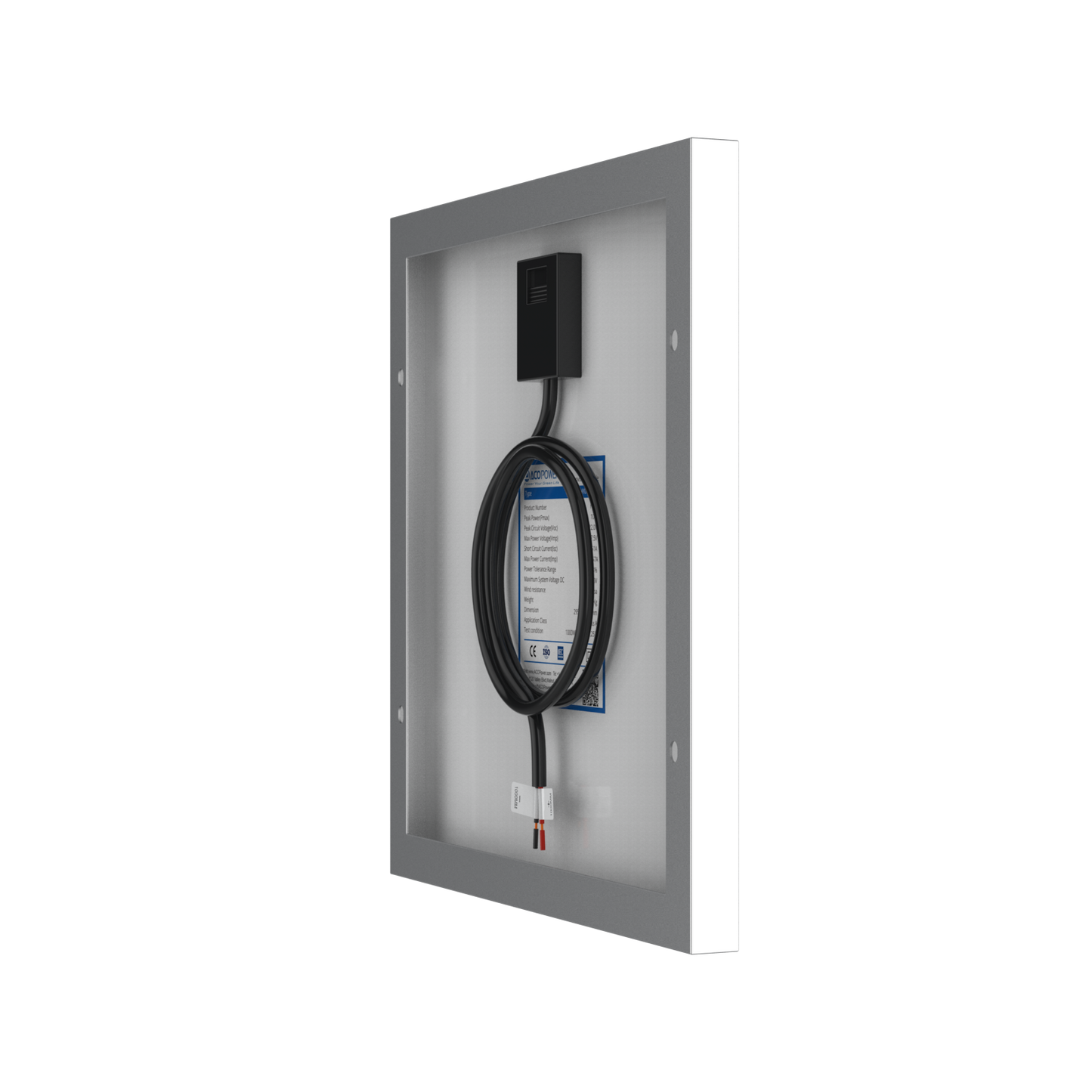 10 Watt 12 Volt Monocrystalline Solar Panel