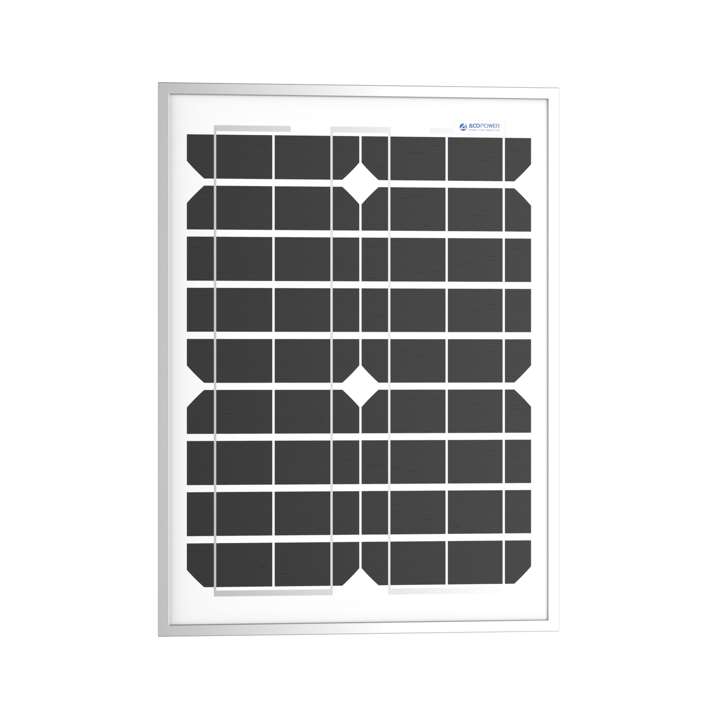 ACOPOWER 20 Watt Mono Solar Panel for 12V Battery Charging, Off Grid