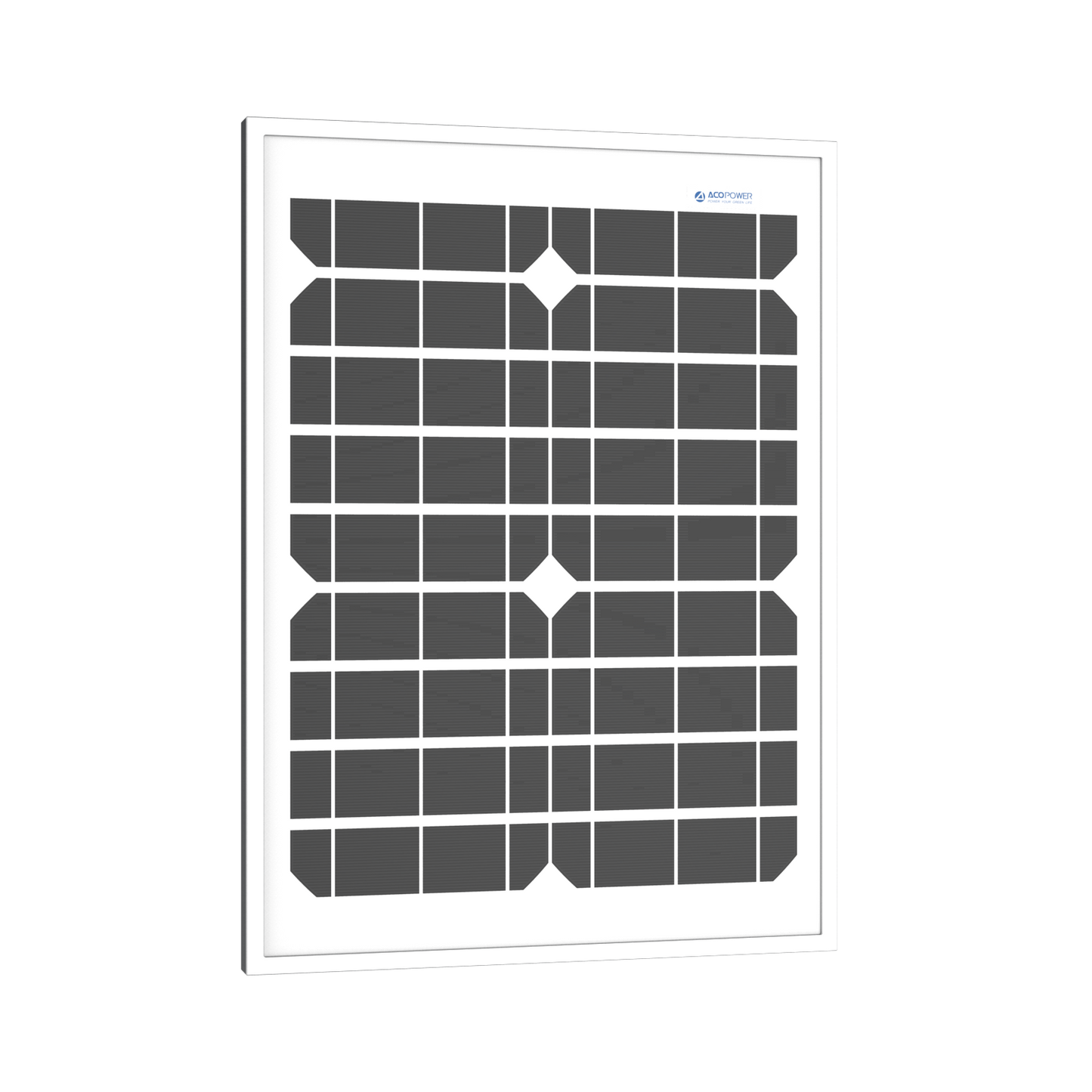 ACOPOWER 20 Watt Mono Solar Panel for 12V Battery Charging, Off Grid