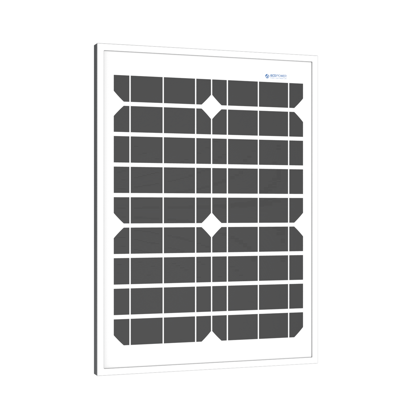 ACOPOWER 20 Watt Mono Solar Panel for 12V Battery Charging, Off Grid