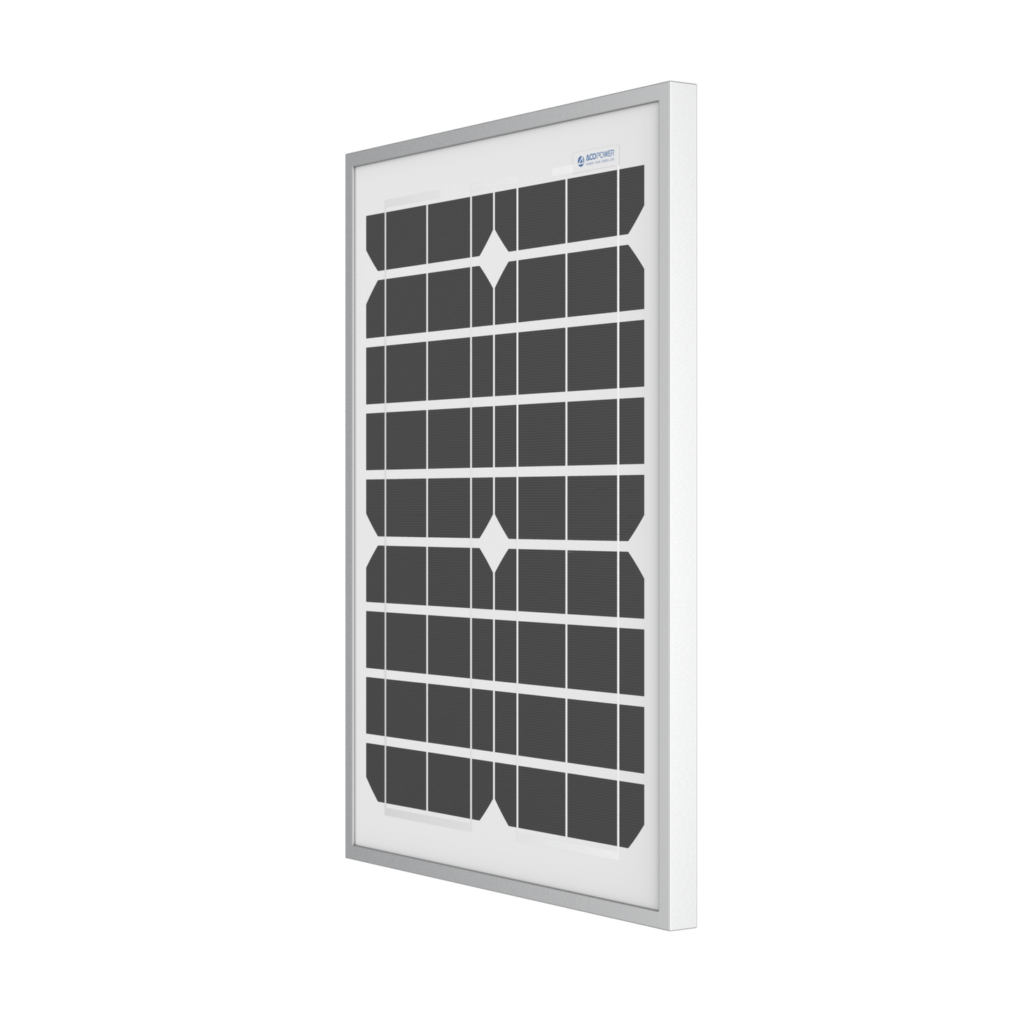 ACOPOWER 20 Watt Mono Solar Panel for 12V Battery Charging, Off Grid