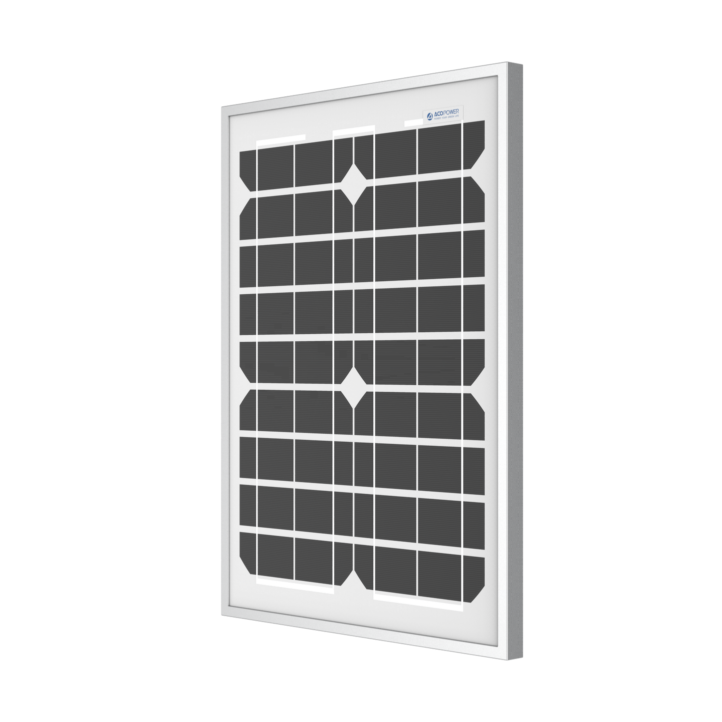 ACOPOWER 20 Watt Mono Solar Panel for 12V Battery Charging, Off Grid