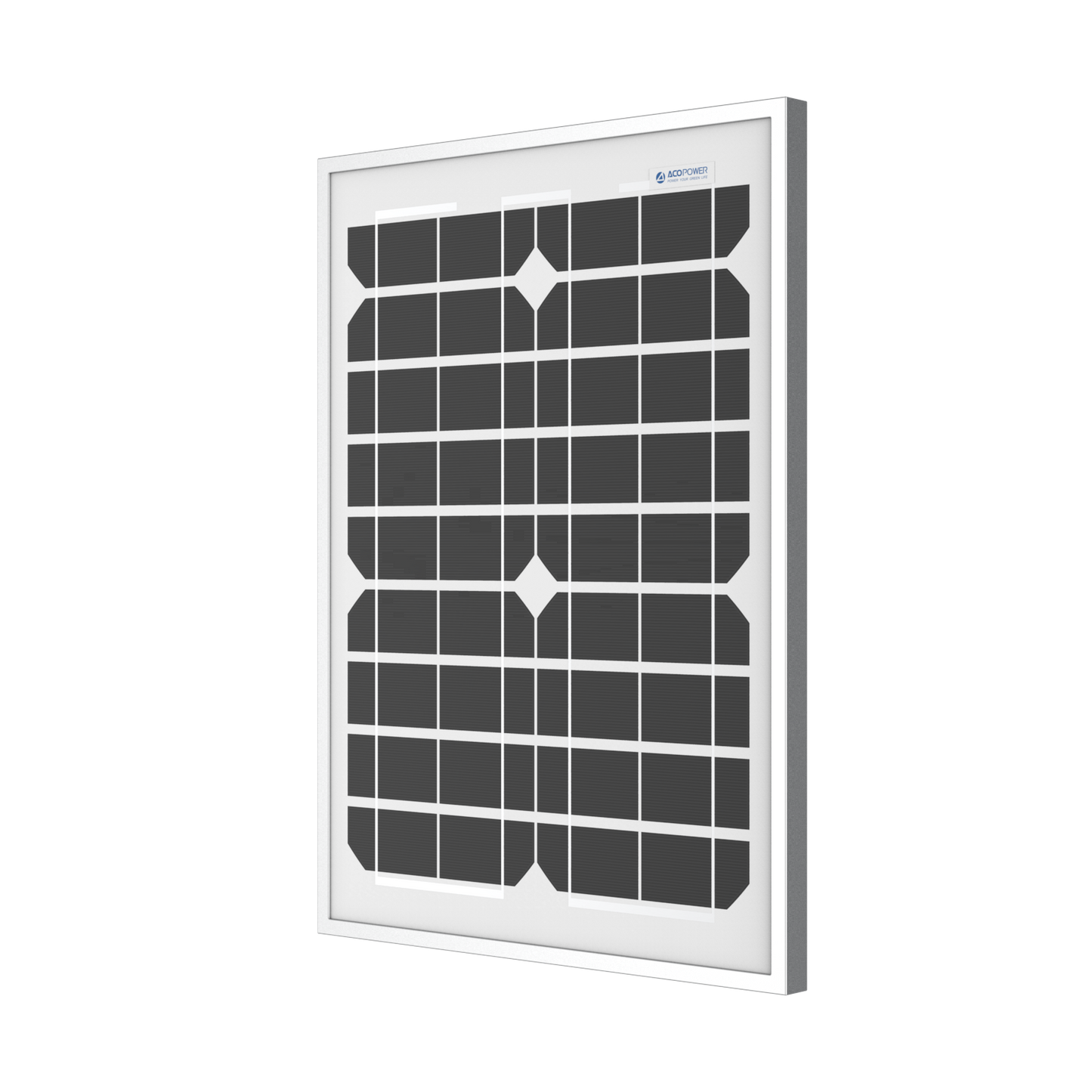 ACOPOWER 20 Watt Mono Solar Panel for 12V Battery Charging, Off Grid