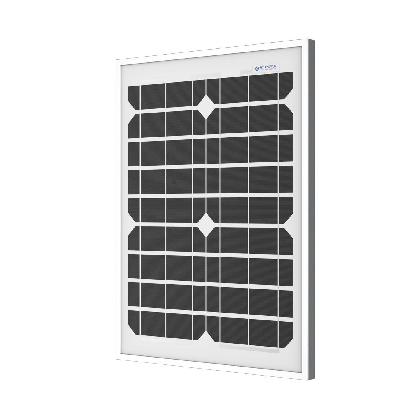 ACOPOWER 20 Watt Mono Solar Panel for 12V Battery Charging, Off Grid