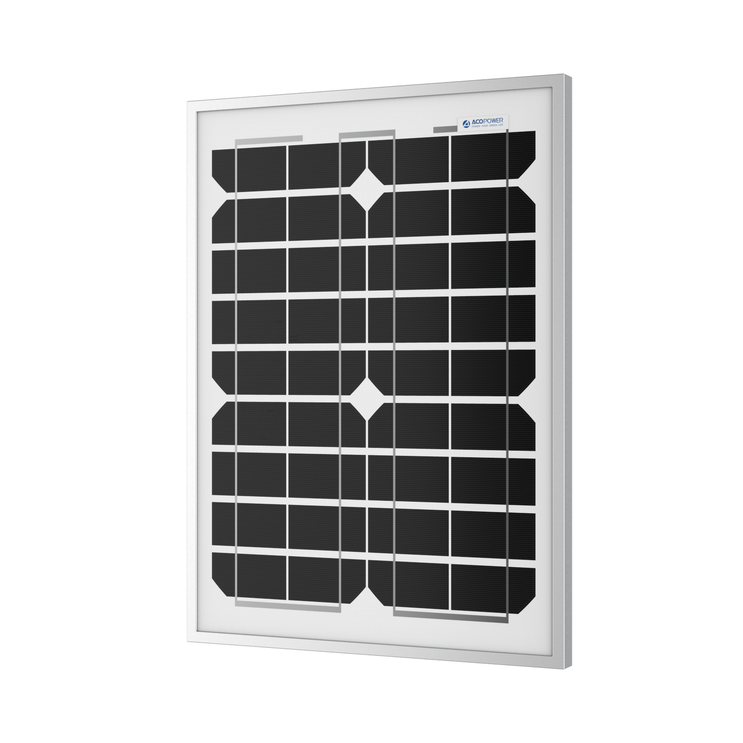 ACOPOWER 20 Watt Mono Solar Panel for 12V Battery Charging, Off Grid