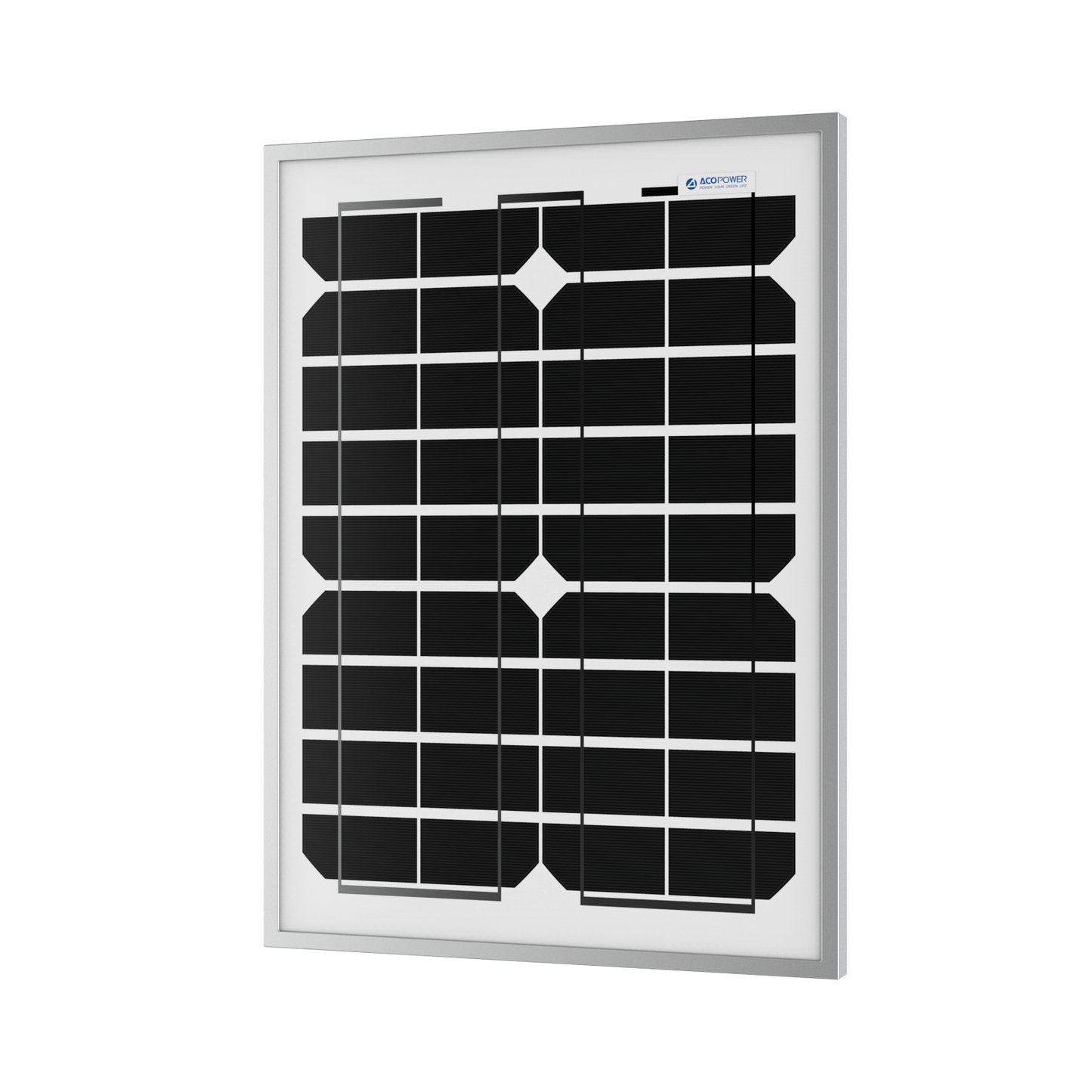 ACOPOWER 20 Watt Mono Solar Panel for 12V Battery Charging, Off Grid