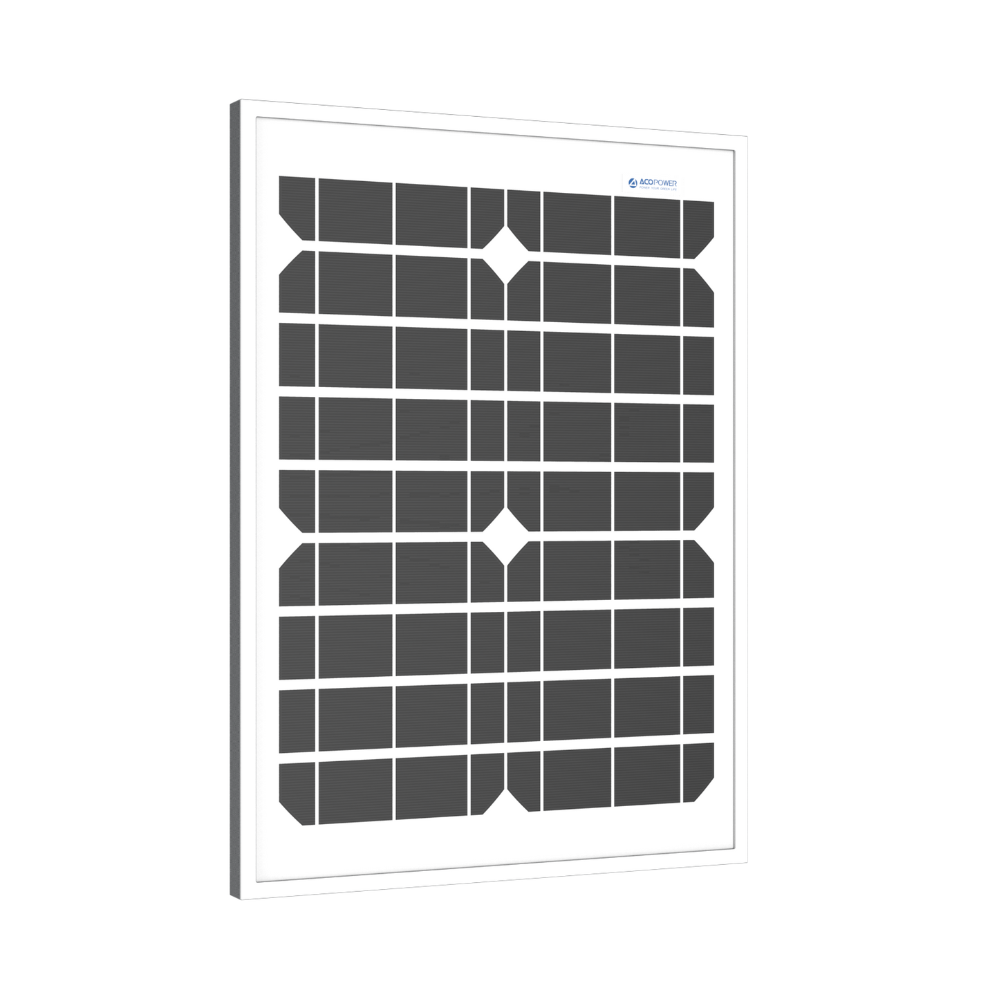 ACOPOWER 20 Watt Mono Solar Panel for 12V Battery Charging, Off Grid