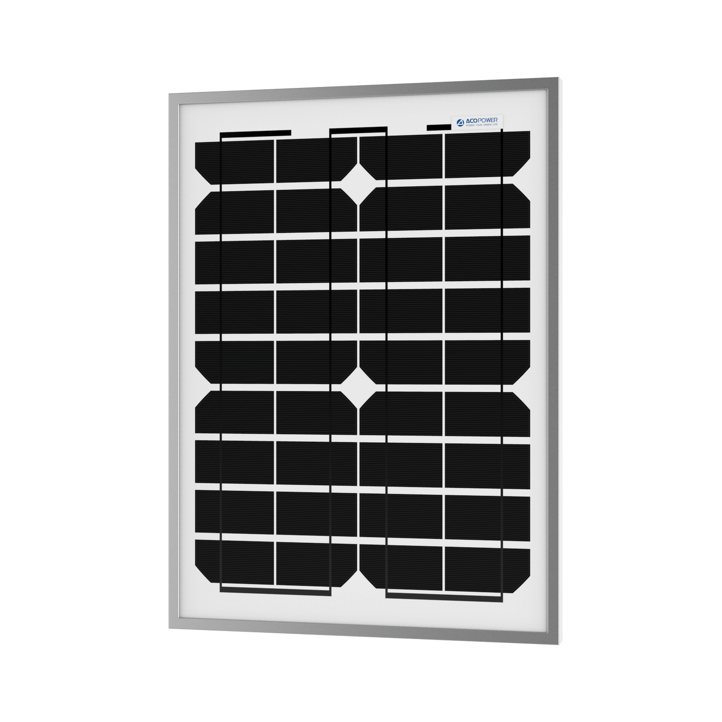 ACOPOWER 20 Watt Mono Solar Panel for 12V Battery Charging, Off Grid