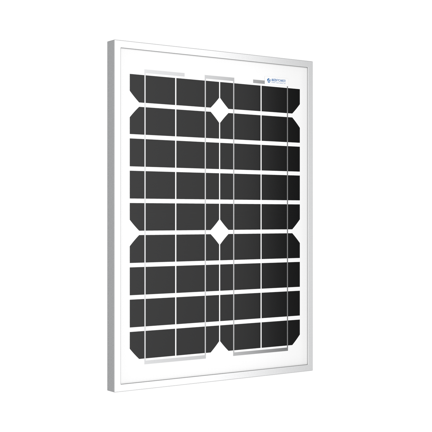 ACOPOWER 20 Watt Mono Solar Panel for 12V Battery Charging, Off Grid