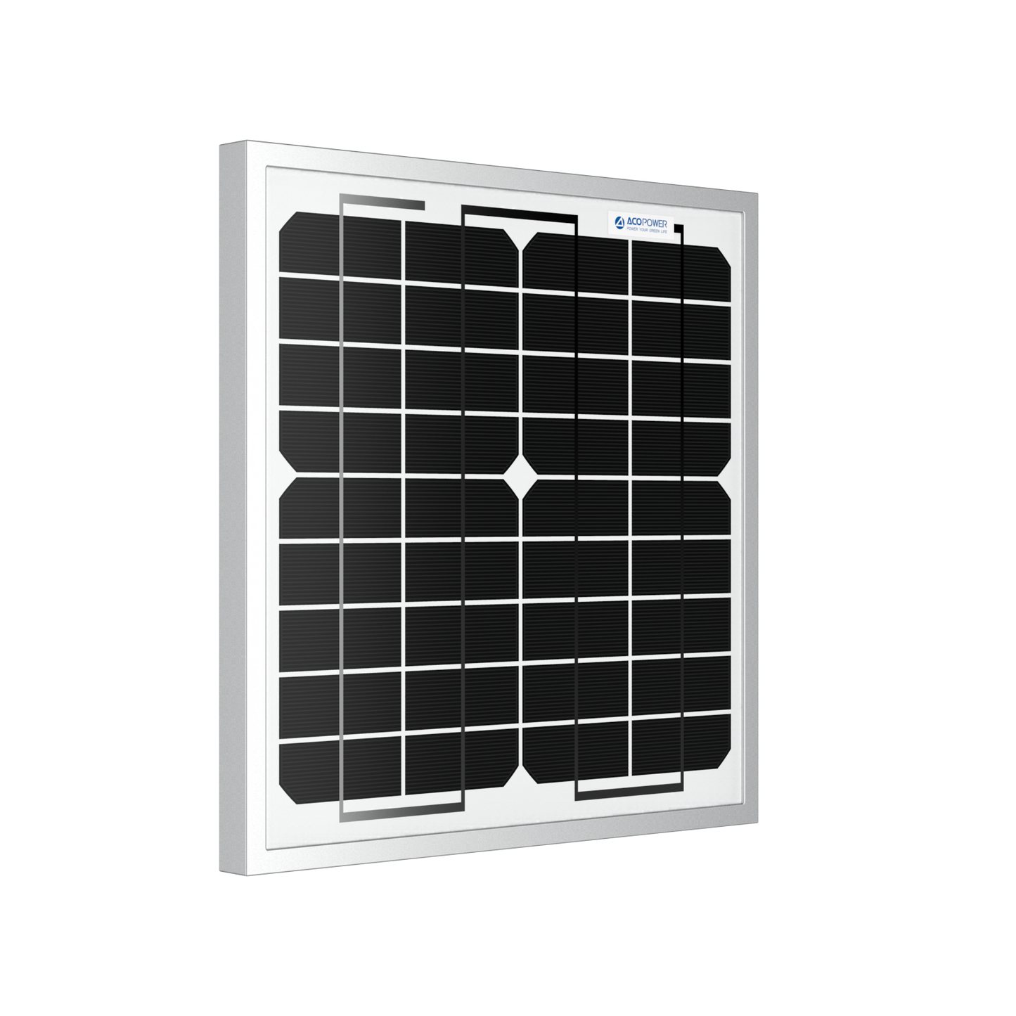 10 Watt 12 Volt Monocrystalline Solar Panel