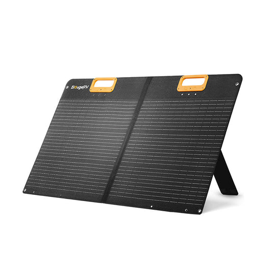 BougeRV 100W 12V 9BB Portable Solar Panel